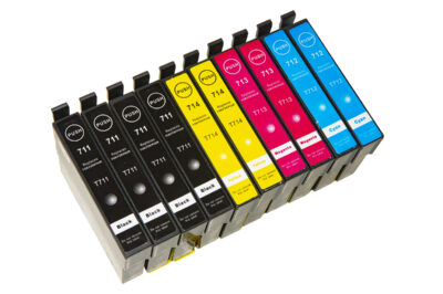 Go Inks - 2 Cartucce D'inchiostro Grigio CLI-521GY Compatibili Per Canon PIXMA